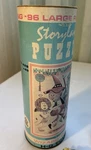 Vintage Wizard Of Oz Storyland Puzzle 96 Pieces Tin Tube H-g Toys Complete. Fixed Price $39.99.