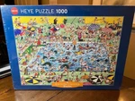 New Heye Cartoon Classics Cool Down Blachon 1000 Piece Jigsaw Puzzle. Fixed Price $19.99.