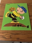 Vintage 1950 Playskool Charlie Brown Wooden Puzzle Peanuts Schultz Baseball. Fixed Price $11.20.