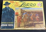 Vintage Walt Disney's Zorro X12" Jigsaw Puzzle 104 Pieces Jaymar 8610-29. Fixed Price $26.75.