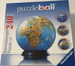 Ravensburger 3D Puzzleball 240-PIECE Globe Animals 15 Plastic Multicolor. Fixed Price $12.00.