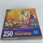 Golden Premier Puzzle Walt Disney Snow White 250 Piece Nib Dwarfs Classic. Fixed Price $24.99.