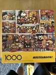 Vintage Springbok Mouskamania! Mickey Mouse 1000 Piece Puzzle Disney. Fixed Price $22.99.