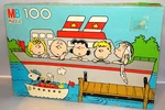 Milton Bradley Peanuts Cruise Ship 100 Pc Jigsaw Puzzle Snoopy Charlie Brown. Fixed Price $10.39.