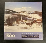 Vintage Springbok Hallmark Winter New England 1500 Pc Puzzle. Factory Sealed. Fixed Price $20.00.