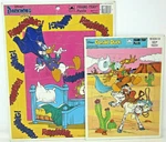2 Disney's Darkwing Duck 4664D-14 Donald 4510-14A Golden Frame Tray Puzzles. Fixed Price $8.64.
