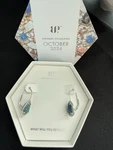 Bomb Party October 2024 Earrings Kindness Always RBP8305 Lg Emerald Fire Opal. Fixed Price $17.99.