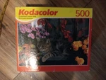 Kodak Kodacolor #20500 Cozy Kitten Pc Puzzle 13" X 19" New Factory Sealed. Fixed Price $7.49.