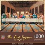 Masterpieces - Inspirational The Last Supper 1000 Jigsaw Puzzle. Fixed Price $18.99.