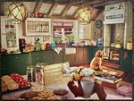 Ravensburger Cozy Kitchen Cookies Baking 750 Piece Jigsaw Puzzle Complete. Fixed Price $23.00.