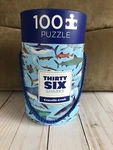 New Crocodile Creek Thirty Six Sharks Ocean 100 Piece Jigsaw Puzzle Sea Life. Fixed Price $24.95.