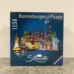 Ravensburger New York City Puzzle Silhouette Nyc Skyline 1158 Pieces Sealed Box. Fixed Price $22.00.