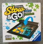Ravensburger Puzzle Stow & Go Storage System Roll Up Mat 46 X26 For 1500PCS New. Fixed Price $11.99.