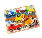 Melissa And Doug Construction Chunky Puzzle - 6 Pieces (new). Fixed Price $6.99.