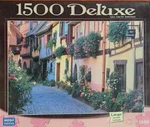 Mega 1500 Puzzle Village De Vin Alsace France New Sealed Flowers Street View. Fixed Price $10.59.
