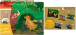 Disney Lion King 5 Wood Puzzles Jigsaw Simba Pumbaa Timon Storage Box 3+. Fixed Price $22.99.