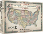 America The Wonderland 1000 Piece Shaped Jigsaw Puzzle Tdc New. Fixed Price $29.99.
