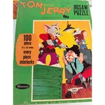Vintage 1969 Tom And Jerry Jigsaw Puzzle Whitman 100 Piece Cowboy Western 4610. Fixed Price $17.10.