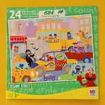 Sesame Street 24 Piece Puzzle Milton Bradley Traffic Scene Complete. Fixed Price $7.99.