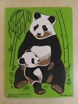 Vintage Judy Wooden Puzzle 1990 Panda Cub 10 Pieces. Fixed Price $14.99.