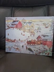 Folk Art Of Bob Pettes 500 Piece Puzzle Called Celebrate The Season. Fixed Price $22.99.