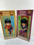 Vtg Little Folks" Jigsaw Puzzles Seal Box Manufactured By Milton Bradley In 1972. Fixed Price $85.00.