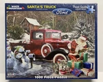 Nisb White Mountain Santa's Ford Truck 1000 Piece Jigsaw Puzzle By Robert Kramer. Fixed Price $29.99.