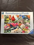 Ravensburger Garden Birds 500 Piece Jigsaw Puzzle Cardinal Design, Complete. Fixed Price $10.00.