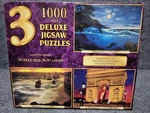 Sure-lox 3 1000 Piece Puzzles Jumping Dolphins Twelve Apostles Art De Triomphe. Fixed Price $39.97.