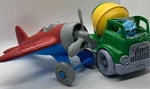 Green Toys Lot Cement Loader Airplane Made Recycled Plus Driver. Fixed Price $13.85.