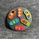 Vintage Back Spin Hand Held Game Match Marble Colors Puzzle Brain Binary Arts. Fixed Price $19.99.