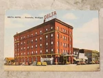 Vintage C. 1940 Postcard: Delta Hotel See Jay's Bar, Escanaba, Michigan. Fixed Price $9.33.