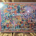 Sealed White Mountain "comedy" 1000 Piece Jigsaw Puzzle, Complete. Fixed Price $24.35.