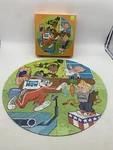 Vintage 1983 Looney Tunes Round Puzzle 125 Pcs Golden 100% Complete. Fixed Price $29.99.