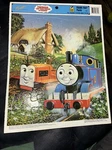 Vintage Golden Frame Tray Board Puzzle #8346 Thomas The Train W/ Terence Tractor. Fixed Price $12.00.