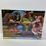 Springbok Cute 500 Pc Jigsaw Puzzle Kittens,yarn,sewing New Sealed Hallmark. Fixed Price $10.75.