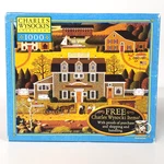 New Milton Bradley Charles Wysocki Moonmeadow Cove 1000 Piece Puzzle Pumpkins. Fixed Price $30.00.