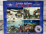 4 500 Pc Linda Nelson Stocks Puzzles Sealed Folk Art Season + Gift Collection. Fixed Price $33.00.