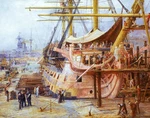 Wooden Jigsaw Puzzles For Adults - Restoring The Hms Victory (425 Piece Puzzle). Fixed Price $89.95.