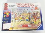 Ravensburger Wasgij 1000 Piece Jigsaw Puzzle #15181 Soccer Madness Futbol Sports. Fixed Price $38.76.