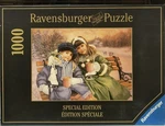 The Skaters Chantal Poulin 1000PC Ravensburger Puzzle Artist. Fixed Price $40.00.