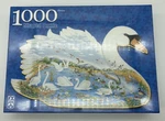 Vintage Fx Schmid 1000 Piece Puzzle -swan Shaped Lake- New & Sealed. Fixed Price $19.97.