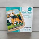 Rolimate Cube Wooden Toddlers Kids 9 Blocks, 6 Puzzles Safari Animals New. Fixed Price $9.99.
