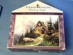 Thomas Kinkade Sweetheart Cottage Iii 1000 Piece Puzzle Ceaco 27X20. Fixed Price $24.99.