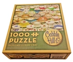 Cobble Hill 1000 Piece Jigsaw Puzzle Teacups. Fixed Price $12.95.
