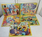 Lot Of 5,VINTAGE 1950S Jaymar Popeye Inland Children's Specialty Co Puzzles. Fixed Price $24.99.