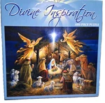 The Manger Divine Inspiration By Ruane Manning - 1,000 Pc Jigsaw Puzzle 20X27. Fixed Price $16.50.