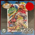 Serendipity Jigsaw Puzzle Frog Business By Lori Anzalone 1000 Piece 20 X 27 New. Fixed Price $16.99.