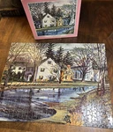 Vintage Fine Arts Picture Puzzle Saalfield Artcraft - Complete Country Charm. Fixed Price $19.95.