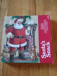 Vintage Christmas Jigsaw Puzzle Santas Snack 18X24 Dog Fireplace Holiday Gibson. Fixed Price $9.99.